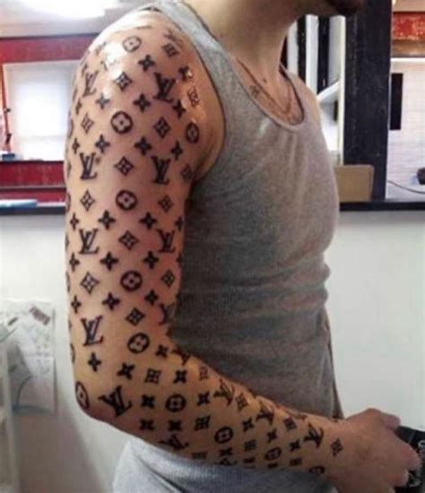 guy with louis vuitton tattoo on face|Louis Vuitton Beard Tattoo: Man Goes All Out for Brand  .